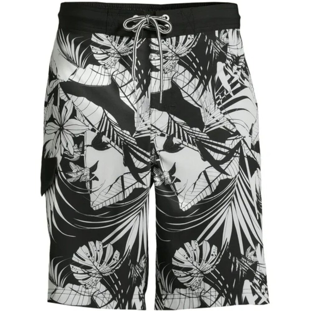 Hawaiian Men’s M Swim Trunks Board Shorts 9 Inch Inseam UPF 50+ NEW